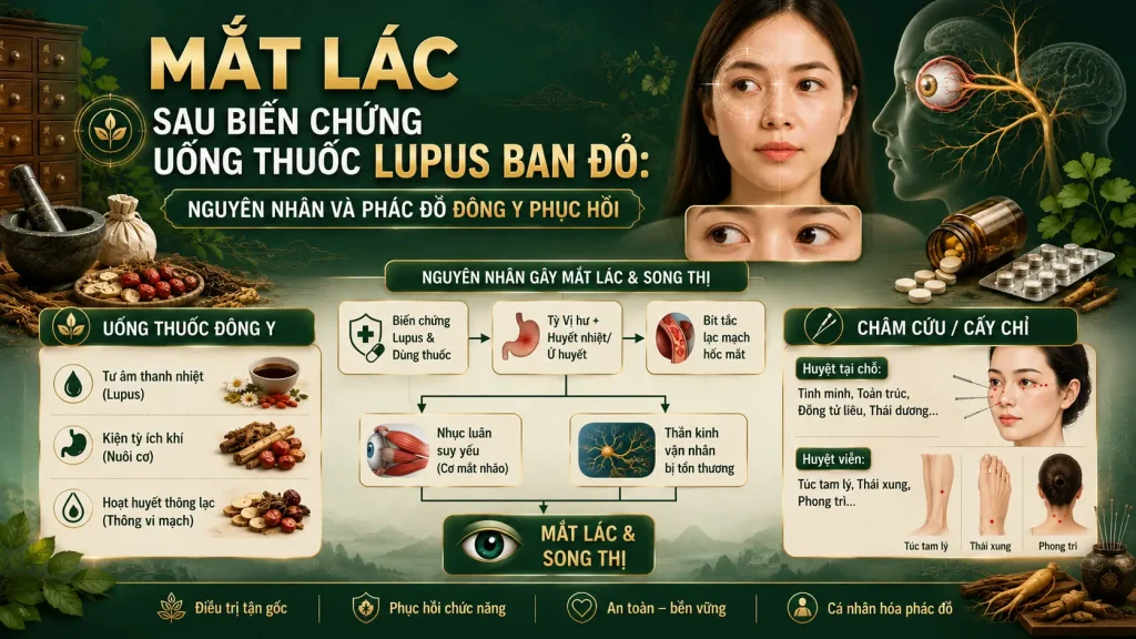 Mắt Lác Sau Biến Chứng Uống Thuốc Lupus Ban Đỏ: Nguyên Nhân Và Cách Chữa Đông Y